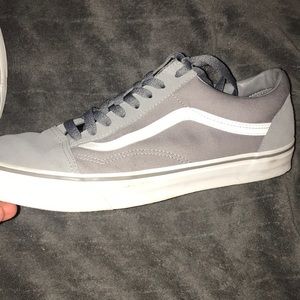Grey Vans size 12